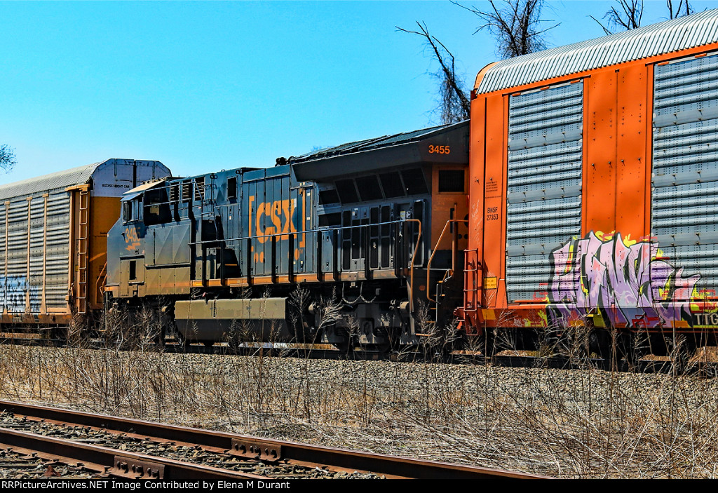 CSX 3455 on M-567